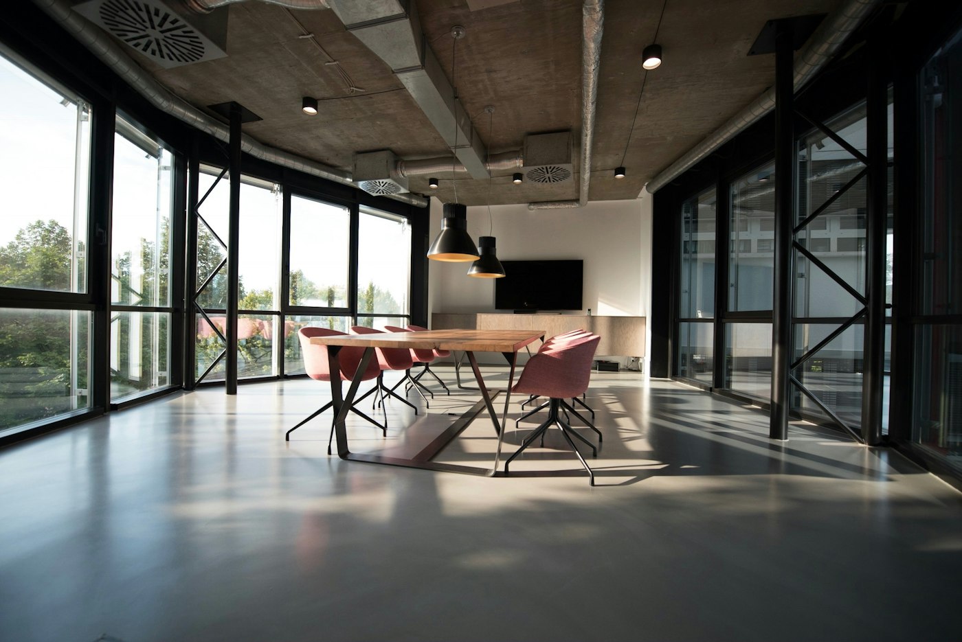 Modern office ready for desk moves and setups